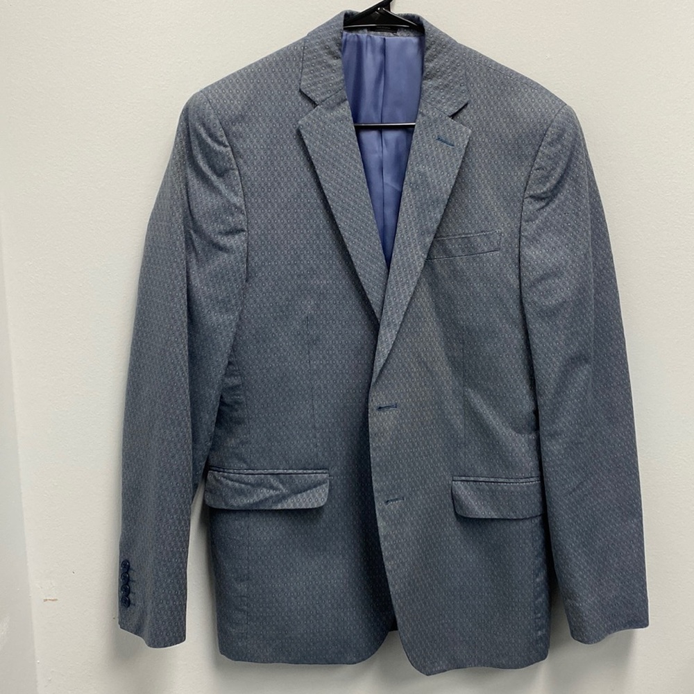 J. Ferrar light blue patterned blazer in 40R